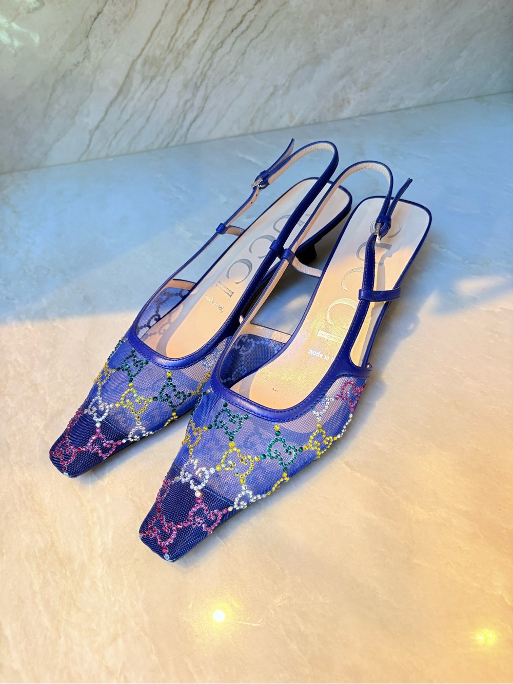 Gucci sz 40 new slingback